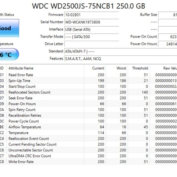 Western Digital 250GB  Hard Drive WD2500 - Picture 2 of 2
